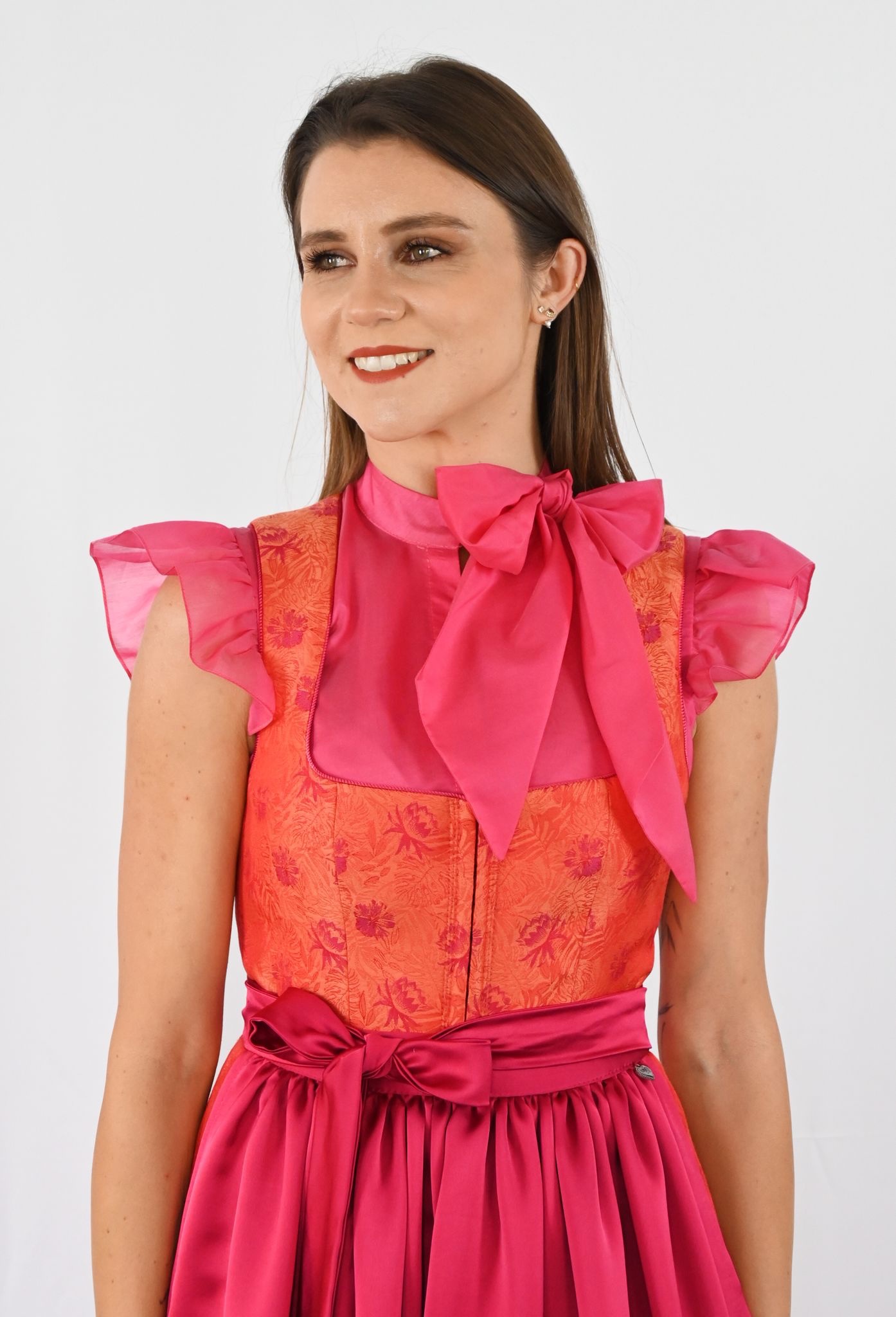 Dirndlbluse Emma pink