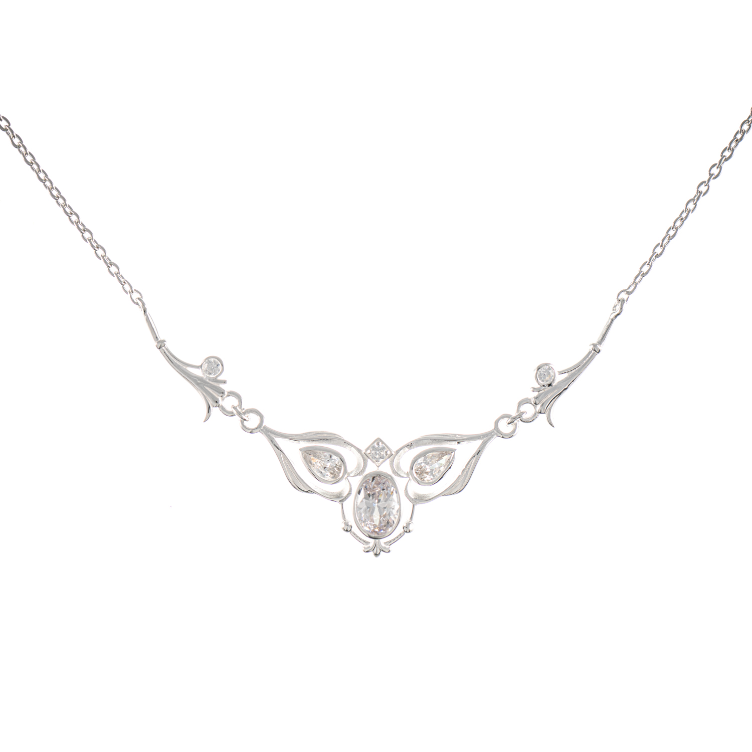 Collier 925 Silber Zirkonia