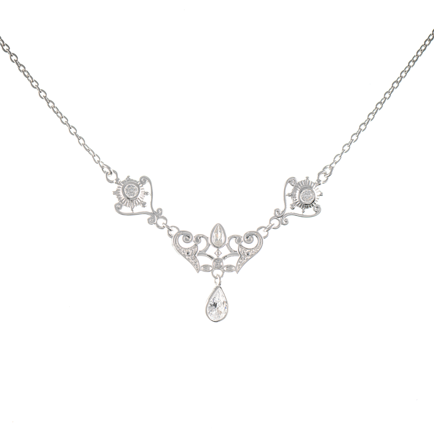 Collier 925 Silber Zirkonia