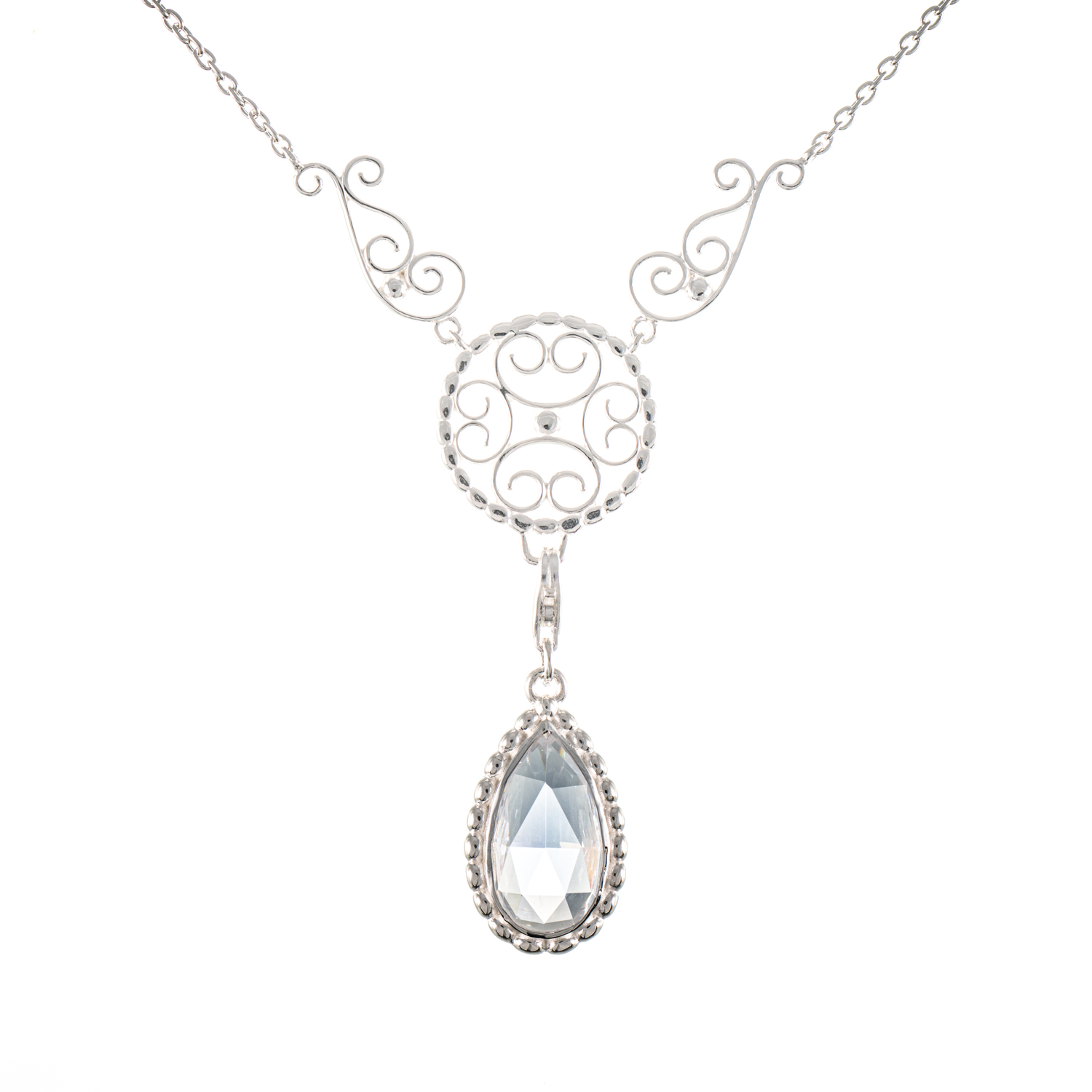 Collier Signature 925 Silber mit wechselbarem Stein